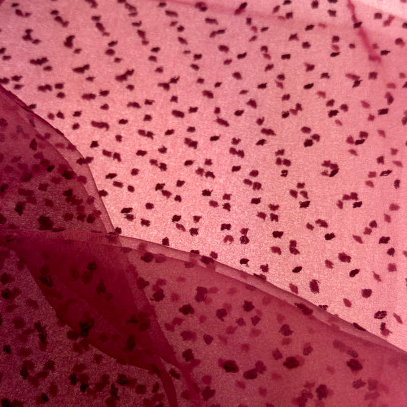[S1883L] Tule With Dots