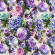 [S1888L-3684] [S1888L] Jersey Digital Printed Butterfly And Flowers (Design D)