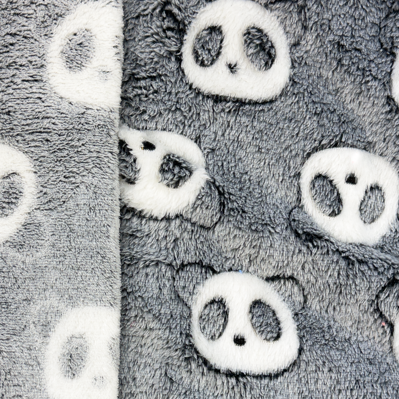 [S1852R] Wellness Fleece Bone And Panda