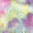 [S1854R-3758] [S1854R] Rainbow Fur Long Hair (Light Rainbow)