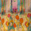 [S1885R-3684] [S1885R] Rayon Poplin Digital Printed Big Designs (Design D)