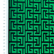 [S1866R-1054] [S1866R] Símbolos de Jacquard de Punta Di Roma (Verde)