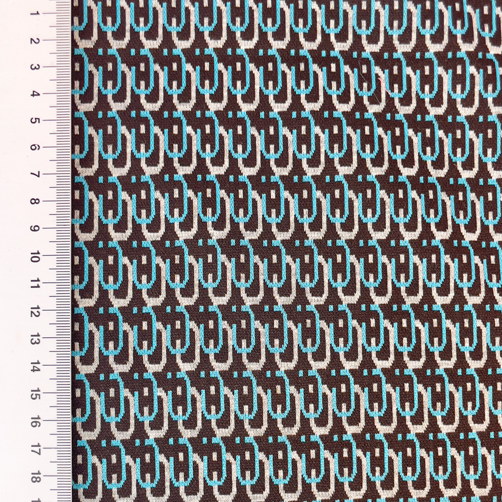 [S1867R] Punta Di Roma Fiocco Jacquard