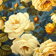 [S1873R-3683] [S1873R] Rayon Poplin Digital Printed Bouquet (Design C)