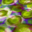 [S1874R-3681] [S1874R] Rayon Poplin Digital Printed Bright And Colorful (Design A)