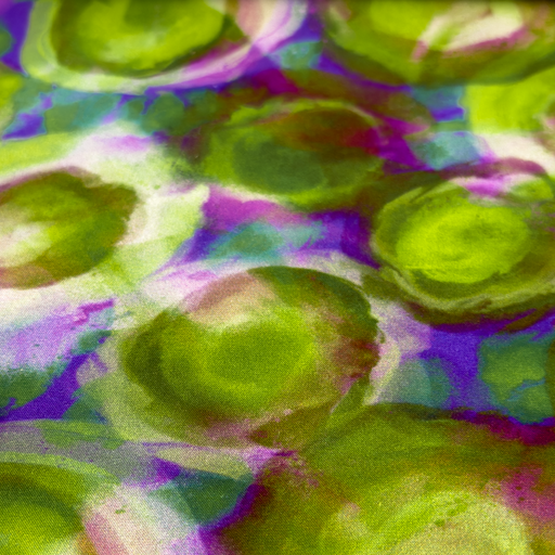 [S1874R] Rayon Poplin Digital Printed Bright And Colorful