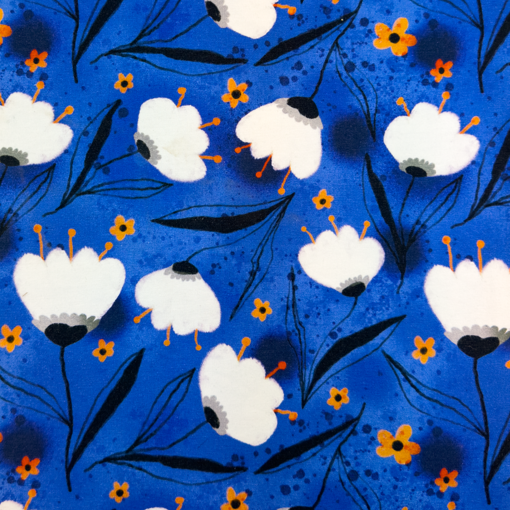 [S1887R] Jersey Digital Printed Tullips