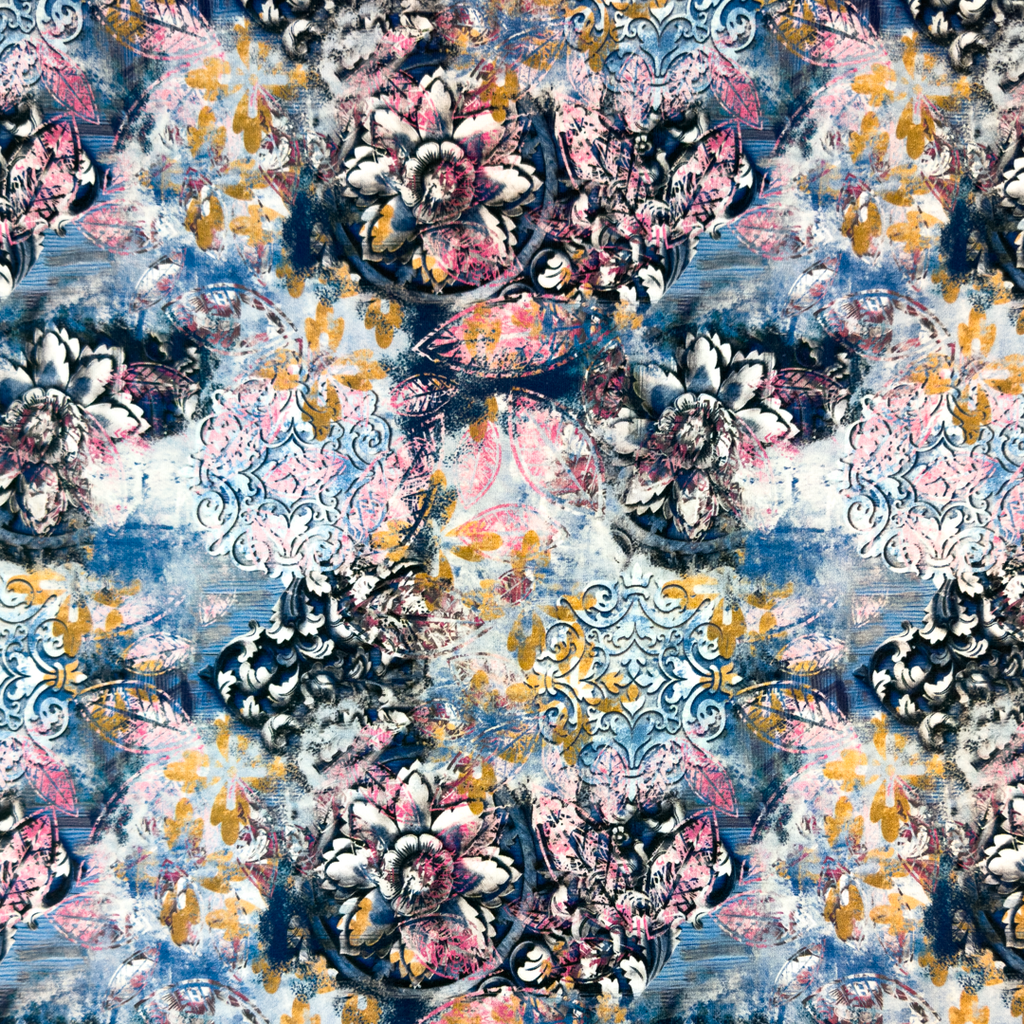 [S1889R] Jersey Digital Printed Paisley