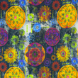 [S1890R-3684] [S1890R] Jersey Digital Printed Flower Theme (Design D)