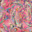 [S1902L-1118] [S1902L] Viscose Lycra Heavy Digital Printed Paisley (Peach)