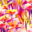 [S1911L-3683] [S1911L] Viscose Lycra Heavy Digital Printed Bright Botanical (Design C)