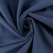 [S1926L-1019] [S1926L] Coton Lin Uni (Bleu Foncé)