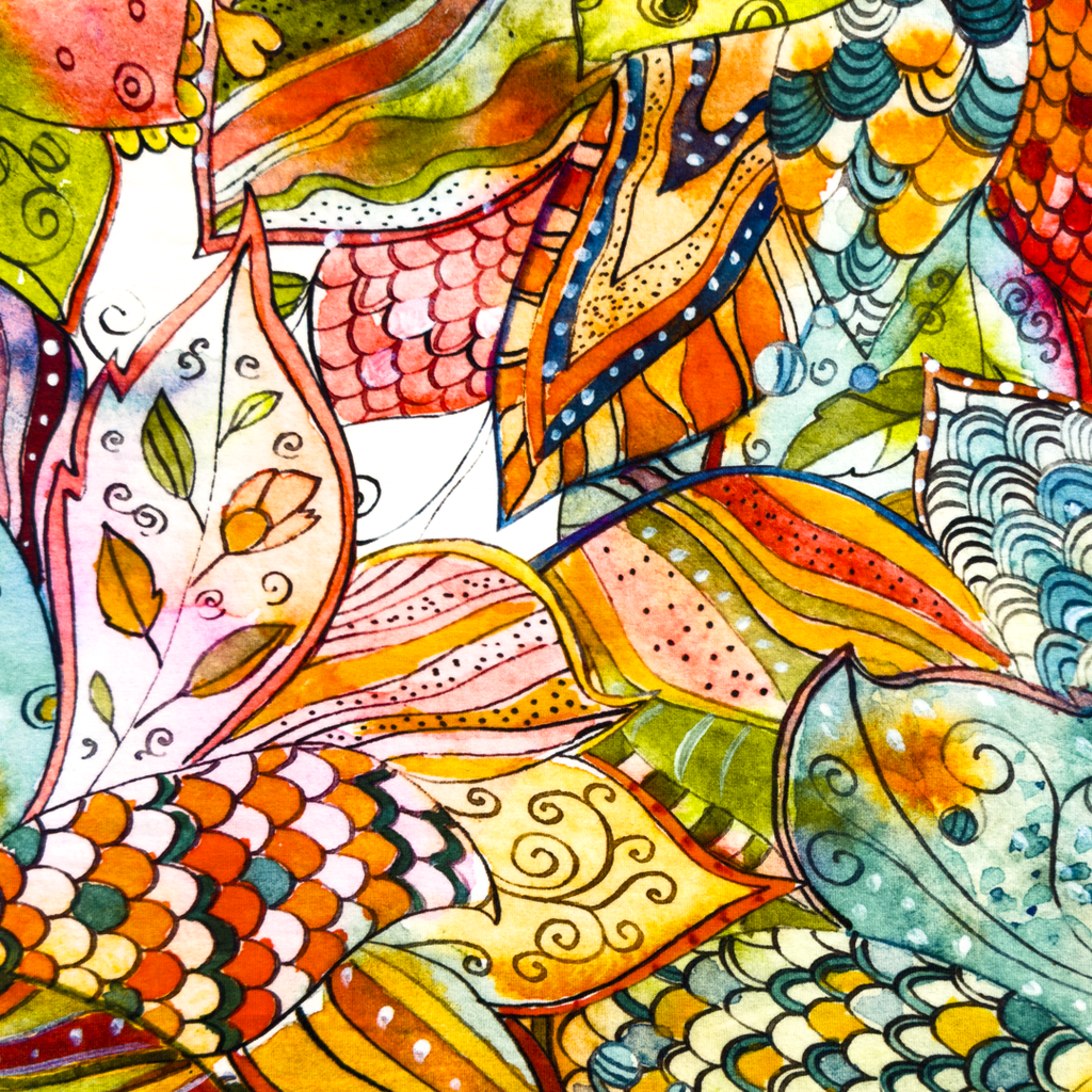 [S1946L] Lycra Viscosa Pesante Stampa Digitale Fiori di Fantasia