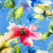 [S1961L-3685] [S1961L] Viscose Lycra Heavy Digital Printed Summer Flowers (Design E)