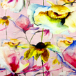 [S1961L-3688] [S1961L] Viscose Lycra Heavy Digital Printed Summer Flowers (Design H)