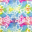 [S1900R-3465] [S1900R] Viscose Lycra Heavy Digital Printed Lace (Light)