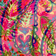 [S1902R-1118] [S1902R] Lycra Viscosa Pesante Stampa Digitale Paisley (Pesca)