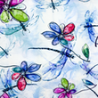 [S1903R-3683] [S1903R] Viskose-Lycra Heavy Digital Gedruckt Blumen und Mehr (Design C)
