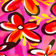 [S1904R-1123] [S1904R] Viscose Lycra Heavy Digital Printed Retro Flower (Pink)