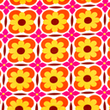 [S1905R-3044] [S1905R] Viscose Lycra Heavy Digital Printed Retro (Squares)