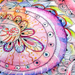[S1924R-3681] [S1924R] Lycra Viscosa Pesante Stampa Digitale Paisley Dell'acquerello (Design A)