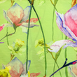 [S1925R-1054] [S1925R] Viskose-Lycra Heavy Digital Gedruckt Mix Blumen (Grün)