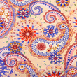 [S1939R-1081] [S1939R] Lycra Viscosa Pesante Stampa Digitale Boemo Paisley (Salmone Chiaro)