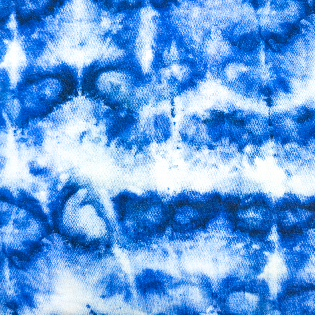 [S1947R] Viscose Lycra Heavy Digital Printed Indigo