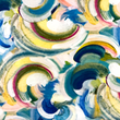 [S1950R-3683] [S1950R] Viscose Lycra Heavy Digital Printed Paint Waves (Design C)