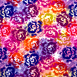 [S1956R-3682] [S1956R] Viskos Lycra Tung Digitaltryckt Rosor (Design B)