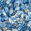 [S1958R-3682] [S1958R] Viscose Lycra Heavy Digital Printed Pretty In Blue (Design B)