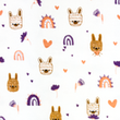 [S2002R-1201] [S2002R] Jersey Printed Small Bear (Grape)