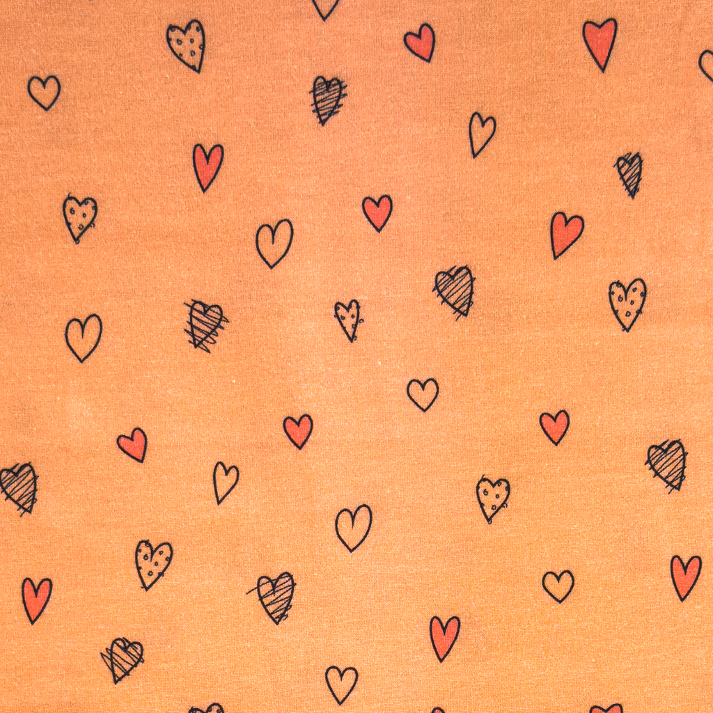 [S2003R] Jersey Printed Cute Hearts