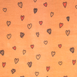 [S2003R-1118] [S2003R] Jersey Printed Cute Hearts (Peach)