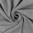 [S2038L-1141] [S2038L] Rib Jersey Uni (Grigio Melange)