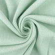 [S2038R-1090] [S2038R] Rib Jersey Uni (Menthe)