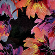 [S2042R-3683] [S2042R] Voile Digital Printed Flowers (Design C)