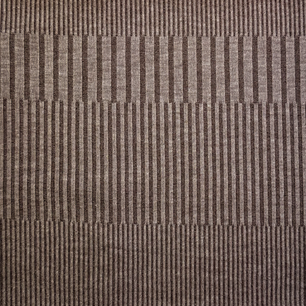 [S2043L] Jersey Jacquard Fantasy Stripes