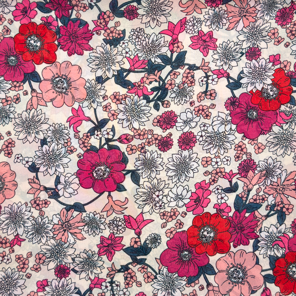 [S2049R] Voile Print Candella