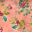 [S2054R-1129] [S2054R] Voile Hawaii Flowers