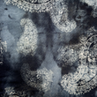 [S2058R-1053] [S2058R] Knitted Luxe Paisley (Szary)