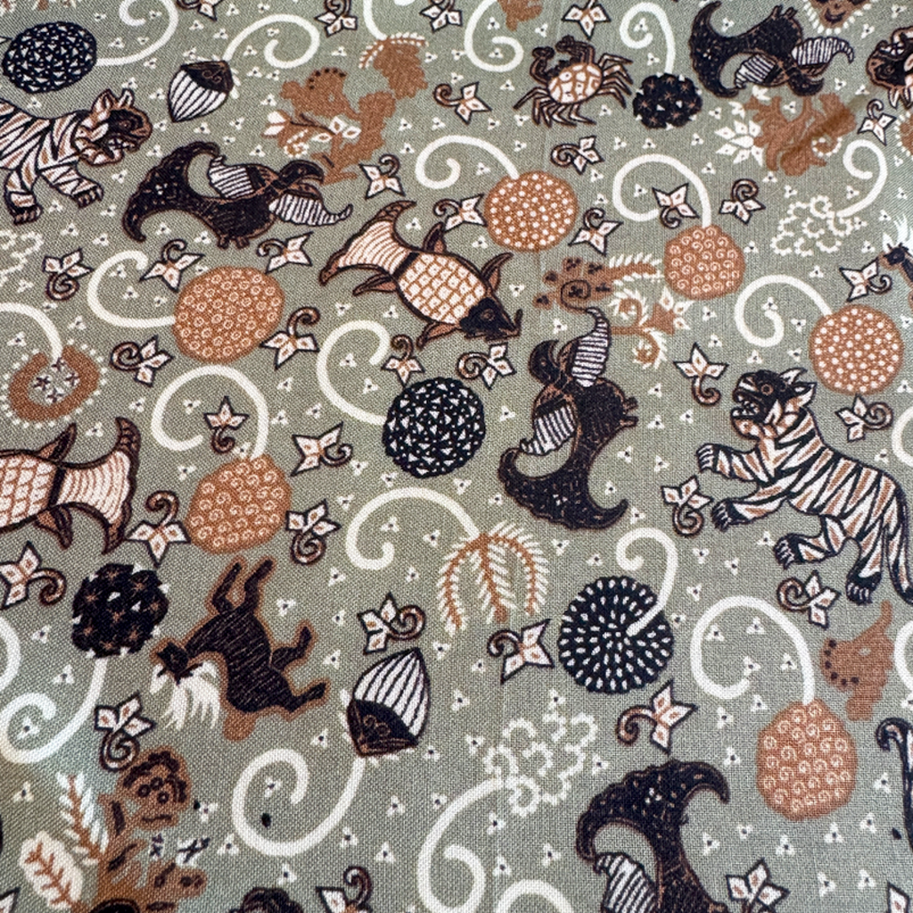 [S2136L] 100% Rayon Printed Batik