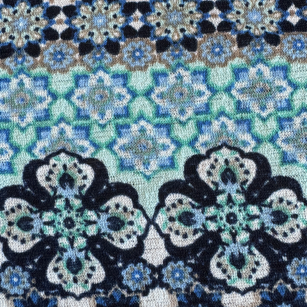 [S2130R] Knitted Crepe Printed Designs