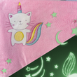 [S2072R-3683] [S2072R] Wellness Fleece Glow In The Dark Panda and Friends (Design C)