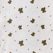 [S2065R-3686] [S2065R] Rib Cord Printed Stretch Teddy Bears (Design F)