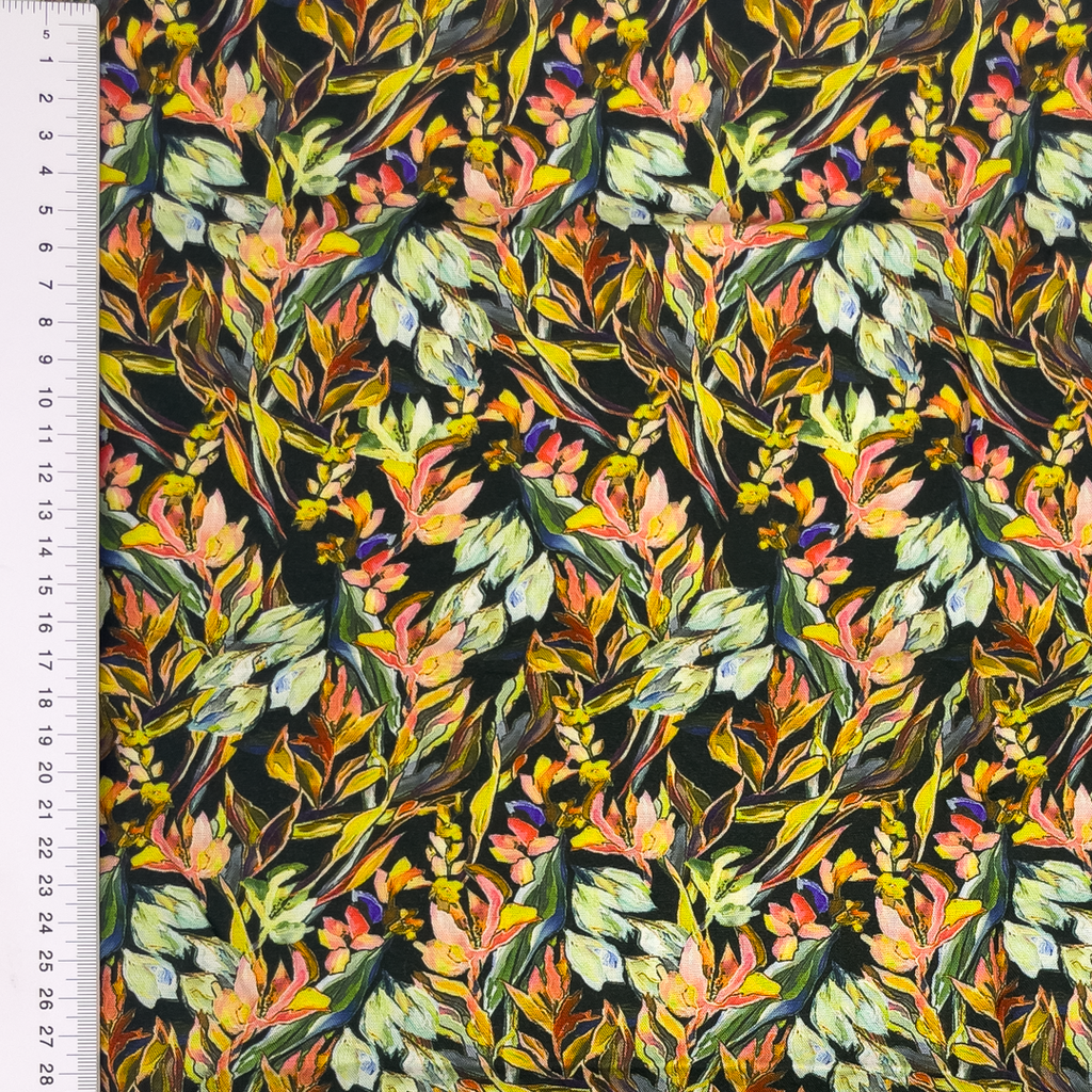 [S2164R] Rayon Digital Printed Rose