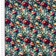 [S2107R-3681] [S2107R] Viscose Lycra Heavy Digital Printed Peony's (Design A)