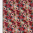 [S2107R-3683] [S2107R] Viscose Lycra Heavy Digital Printed Peony's (Design C)