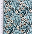 [S2108R-1040] [S2108R] Viscose Lycra Heavy Digital Printed Blossom's (Dunkel Petrol)