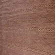 [S2192R-1012] [S2192R] Knitted Verona Cable (Brown)